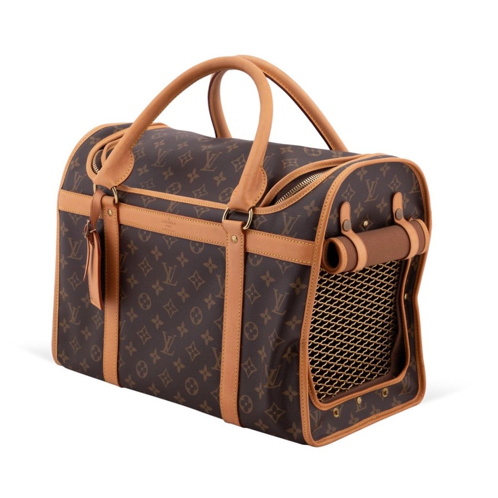 EXCELLENT CONDITION LIKE NEW: Louis Vuitton 2004 Monogram Sac Chien Pet Carrier